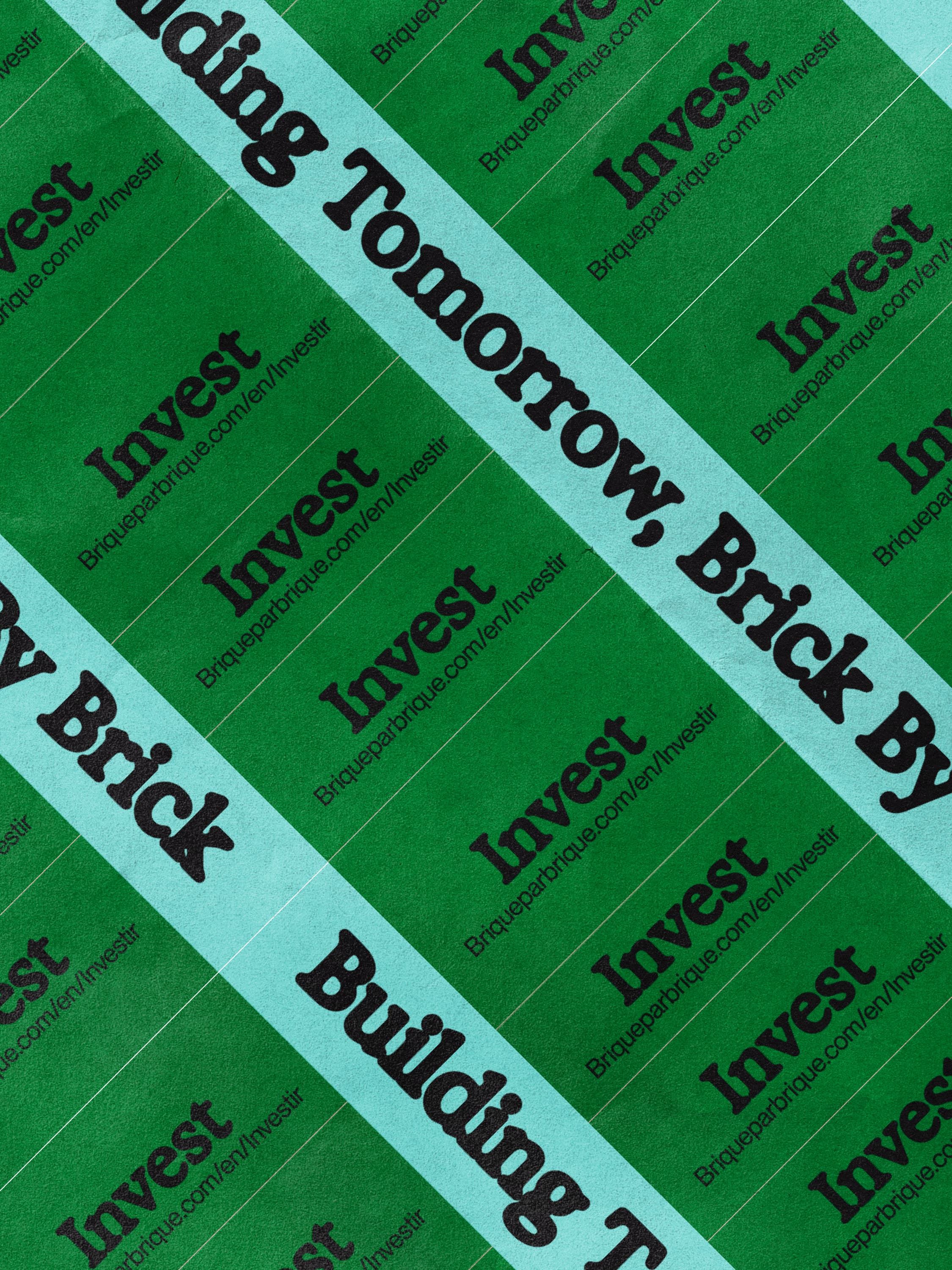 Close-up of poster